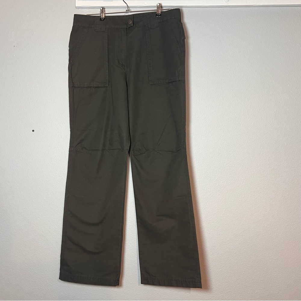 Woolrich Pants Cinder Size 12 Gray Grey Women’s Cotton Hiking Outdoor High Rise